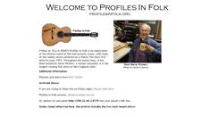 Desktop Screenshot of profilesinfolk.org