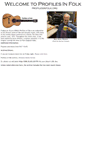 Mobile Screenshot of profilesinfolk.org