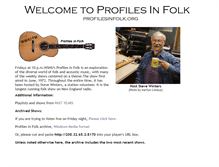 Tablet Screenshot of profilesinfolk.org